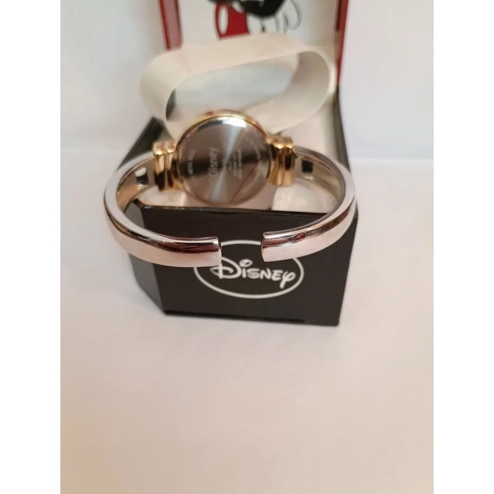 M.Z. Berger & CO Minnie Mouse Women's Watch Gold Tone Bracelet